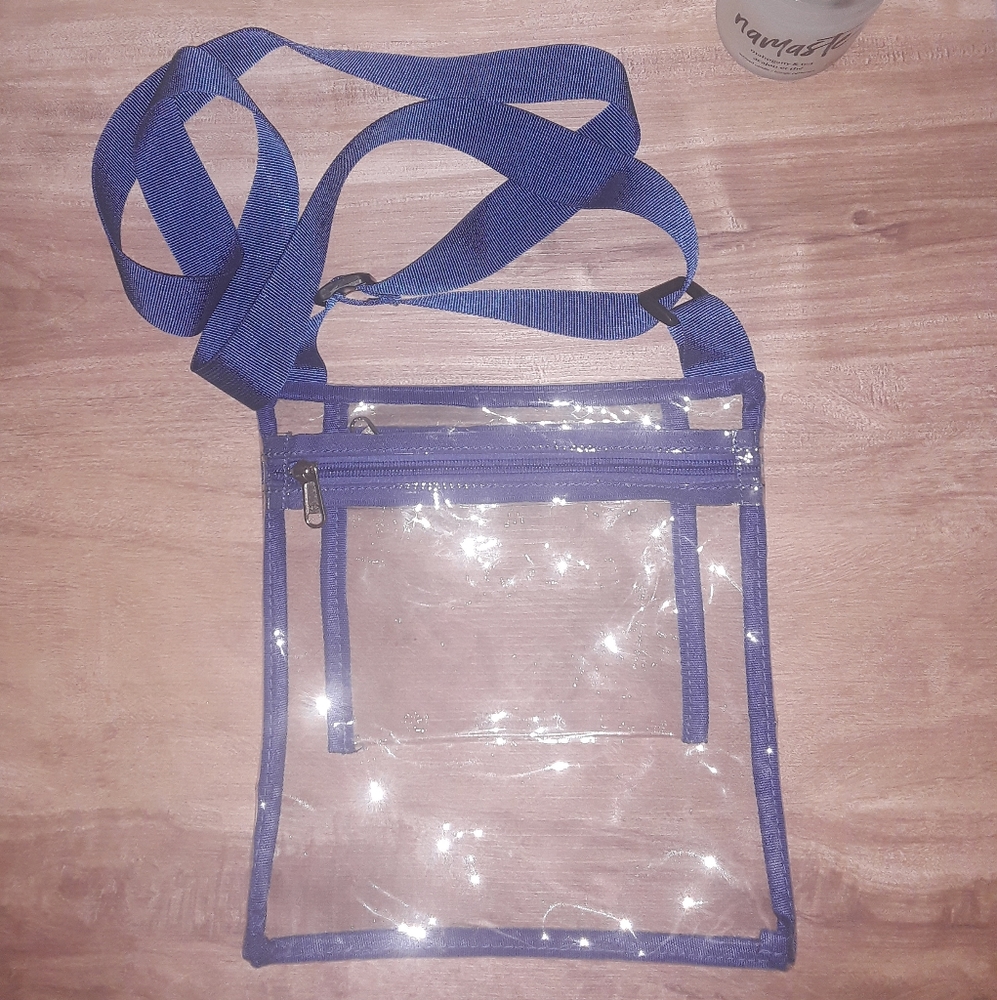 Clear Blue Crossbody